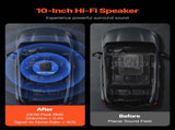 10" 240W Under Seat Car Subwoofer Slim Powered Car/Truck Subwoofer System V952-MCXAZQCZYXDYYKETPV9