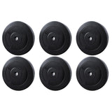 Everfit 60kg Barbell Weight Plates Standard Home Gym Press Fitness Exercise FIT-K-DB-PL-60