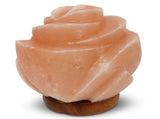 Orku Rose Shaped Himalayan Pink Salt Lamp - Hand Carved Flower Night Light V238-SUPDZ-32769927577680