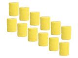 12Pcs Bandage Wrap Natural Latex Elastic Self Adhesive Wrap for Cows Dogs Horses 10cm Yellow V1294-YM0523-3111220104712
