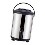 Stainless Steel Milk Tea Bucket Large Capacity Thickened Insulated Beverage Dispenser Barrel with V1294-YM0901-3118240170012
