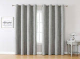 Blackout Curtains for Bedroom Grommet Insulated Room Curtains for Living Room, Set of 2 Panels V1294-YM0901-H41140-GY2