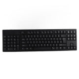 Left Handed Keyboard Ergonomic Full Size Dual USB Interface 109 Keys Keyboard for Computer Laptop V1366-AZ2-W-18613