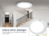 Rechargeable Motion Sensor Ceiling Light with Remote, Battery Ceiling Light Wireless, 3 Colors V1171-CX-BOM001739