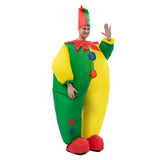 Classic Clown Cartoon Costumes Air Model Inflatable Costume Funny Dress Up Props Halloween Party V1263-JX-7944