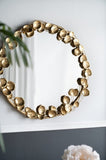 GOLD LEAF DESIGNER WALL MIRROR V742-86335DS