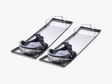 Concrete Knee Boards Stainless Steel, 30'' x 8'' Sliders, Knee Boards For, V952-HNTXGB30X80000001V0