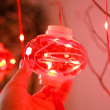 2022 New Year Red Lantern Curtain String Lights LED Spring Festival Fairy Light Street Festoon Light V1294-YM0715-10328603