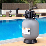 Sand Filter, 16-inch, 406.4mm, Up to 35 GPM Flow Rate, Above Inground Swimming Pool Sand Filter V952-SLQYC1635GPM7QADPV0