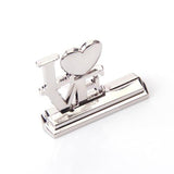 100 Bulk Buy Pack of Wedding Name Card Place Stand Silver LOVE Letters - Wedding Anniversary or V382-SILLOVELETTERSTANDX100