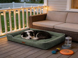Orthopedic Dog Bed For Small Dogs Waterproof Rectangle Pet Mat Soft Comfortable Pet House Indoor V1370-AZ4-12347