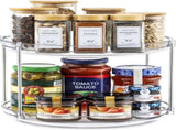 1 Pack 2 Tier Acrylic Clear Lazy Susan, 9.25inch Pcak 10inch Plastic Susan V1259-DP01-A-4598