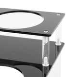Syrup Bottle Holder Stand Acrylic 2 Tier Multifunctional Easy Assembly Syrup Holder Display Stand V1294-YM0901-3118250071811