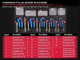 SEDY 320Pcs Helicoil Thread Repair Kit SAE Metric HSS Drill Bits Thread Restorer V465-86122