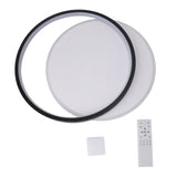Modern LED Ceiling Light Dimmable Round Flush Mount Lighting Fixture Ceiling Lamp with Remote V1294-YM0901-3119240065512