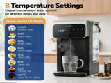 Devanti Instant Hot Water Dispenser 3L Heating Kettle 2400W Touch Control Water Black IWD-3L-BK