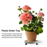 Planter Trays For Indoor Plants Dark Grey Plant Wheels Tray 1 Tray V1369-AZ3-W-20026