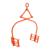 609mm Stone Lifting Tongs, 2-Claw Rock Tongs, Heavy Duty Steel Log Tongs, 500KG Lifting Capacity, V952-YMBYQ24YC2ZBYQ5WXV0