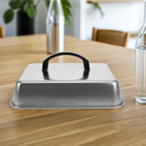 Heavy Duty Metal Griddle Lid Cover - 1 Set Cooking Accessory V1366-AZ2-W-21964