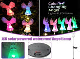 Solar Powered Angel for Cemetery Decorations,Outdoor Solar Garden Lights,Solar Angel Decorative V1366-AZ2-W-12377