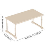 Extendable Wardrobe Divider Shelf Expandable Storage Organizer 15.7-25.6 Inches Adjustable Cabinet V1366-AZ2-W-14771
