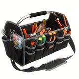Black Yellow portable tool organizer, tool basket, tool storage, DIY tools, professional tools, tool V1347-127-YEL-59088