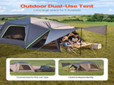 SUV Tent for Camping, 10FT L x 10FT W, Waterproof PU2000mm Spacious Double Layer Design for 5-8 V952-CZZPCHK1010F0ER65V0