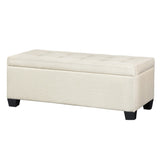 Artiss Storage Ottoman Blanket Box 97cm Linen Beige OTM-L2-LINEN-BEIGE
