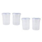 Paint Container Set 1000ml Airtight Transparent Paint Storage Cup with Mixing Ball Paint Brush for V1294-YM0901-3114240060411