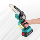 Giantz 6" Mini Cordless Electric Chainsaw Rechargeable Wood Cutter CSAW-20V-6IN-BL