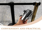 Retractable Belt Barrier, Metal and Cloth for Crowd Control V1369-AZ3-W-18591