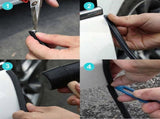 10 m edge protection edge profile black pipe tape clamping profile rubber V1237-ZY-203-0330