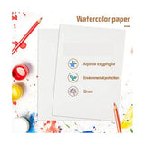 120 Sheets Watercolor Paper Bulk, 300GSM White Water Color Paper for Kids Child Adults Artists V1366-AZ2-W-15862