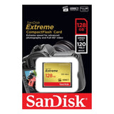 SanDisk 128GB Extreme CompactFlash Card with 120MB/s - SDCFXSB-128G V28-FFCSAN128GCFEB120