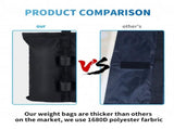 Canopy Weight Bags for Pop up Canopy Tent,1680D Heavy Duty Leg Weights - Set of 4 V1366-AZ2-W-24467