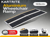 Kartrite Folding Aluminium Wheelchair Ramp 4FT Portable Mobility Access Ramp RAM-WCR-R03-4FT
