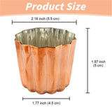 Tin Lined Copper Canel Mold Bakeware Single Professional Pan, French Custard Pastry Tray, Caramel V1366-AZ2-W-21231