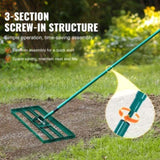 VEVOR Lawn Leveling Rake, 36"x10" Level Lawn Tool, Heavy-duty Lawn Leveler with 78" Steel Extended V952-CPPZP1036000SKWNCV0