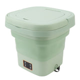 9L Portable Washing Machine Foldable Small Laundry Machine Automatic Baby Underwear Washing Machine V1294-YM0901-3113230415311