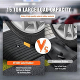 Upgraded Rubber Threshold Ramp, 7.6 cm Rise Door Ramp with 1 Channel, Natural Rubber Car Ramp with V952-XBLYPDGB1355XZ76IV0
