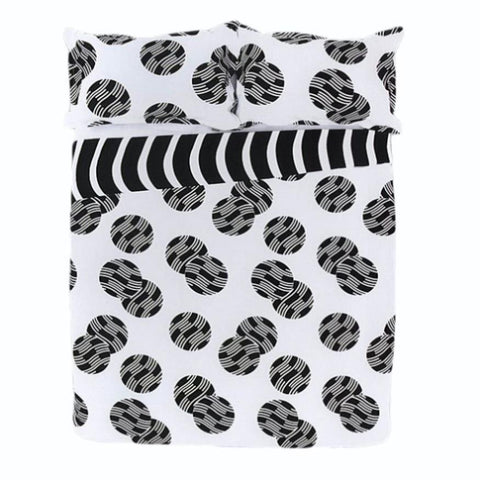 Apartmento Ontario Reversible Quilt Cover Set BLACK King V442-INT-QUILTCS-ONTARIO-BLACK-KI