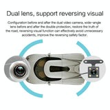 7 Lcd Touch Screen Rear View Mirror Car Recorder With Separate Camera PRL-6531SMC