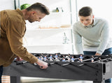 Foosball Table, 121 cm Standard Size Table, Indoor Full Size Foosball Tables for Home, Family, and V952-ZZKZQZ48YCHSUEDA6003V0