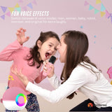 Mini Karaoke Machine and 2x Wireless Microphones Portable Bluetooth Speaker Pink V238-SUPDZ-41169049813072