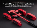 2 Pcs Red Heavy Duty Furniture Moving System, Sliding Dolly Tools for Easy Transport of Appliances, V888-ELOSUNG17625