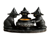Halloween Witch Cat Sculpture Figurine V1142-LP601099629059501