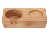 Wooden Coffee Protafilter Stand Holder Coffee Tamper Holder Stand Tamping Station Burlywood V1294-YM0717-3118220188412