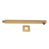 Wall Mounted Shower Arm Stainless Steel Quadrate Shower Head Extension Arm Shower Arm Pipe Gold V1294-YM0626-3112220084311