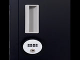 4-Door Vertical Locker for Office Gym Shed School Home Storage V63-832571
