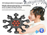 Electric Scalp Massager Head Massager, 10 Vibrating Contacts, Multiple Massage Modes to Release V1366-AZ2-W-02027